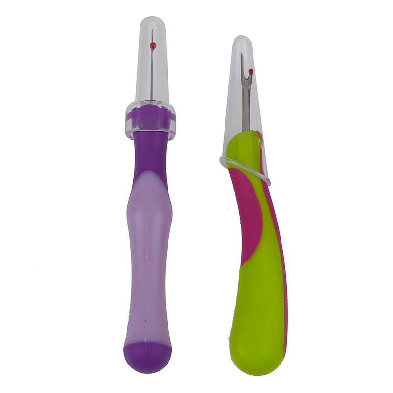 Stitches Removed Tool Wire Picker Practical DIY Handcraft Sewing Thread Cutter Seam Ripper With Rubber Handle