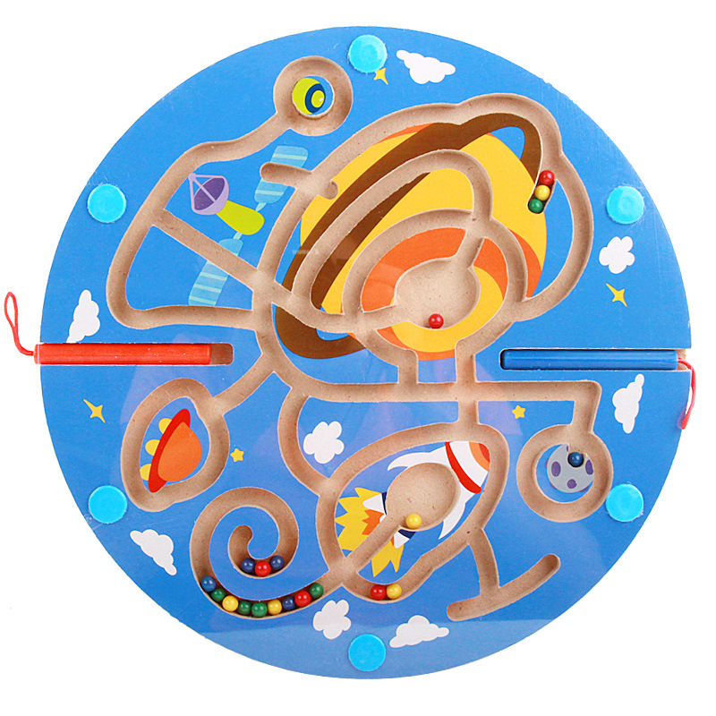 Magnetische labyrinth eltern-kind baby magnetische kinder puzzle 3-4-6 jahre alt mädchen junge intelligenz stift stift spielzeug: Aircraft