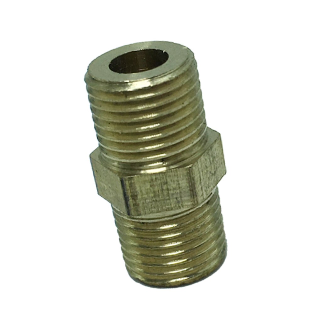 DN6 Male To DN6 Male Thicken Brass Connector Fitting Bushing