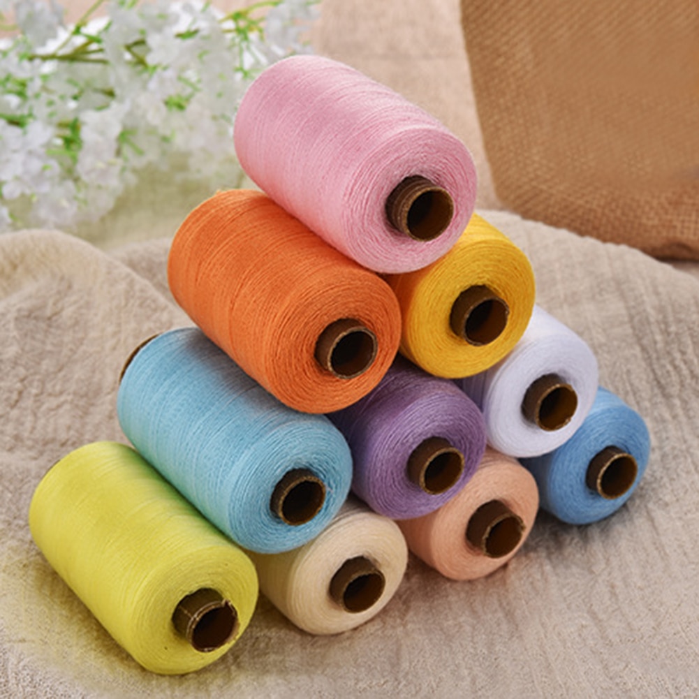 24 Different Colors Sewing Machine Threads 1000 Yard Polyester Embroidery Industrial Sewing Thread Machine Sewing Accessories