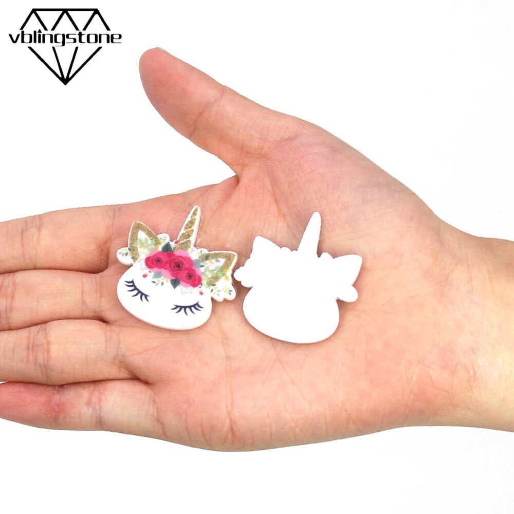 10 st/lot harts hästhuvud cabochons för pilbågar tecknad horned häst harts platt rygg hantverk gör-det-själv-håraccessoarer/kylskåp klistermärke