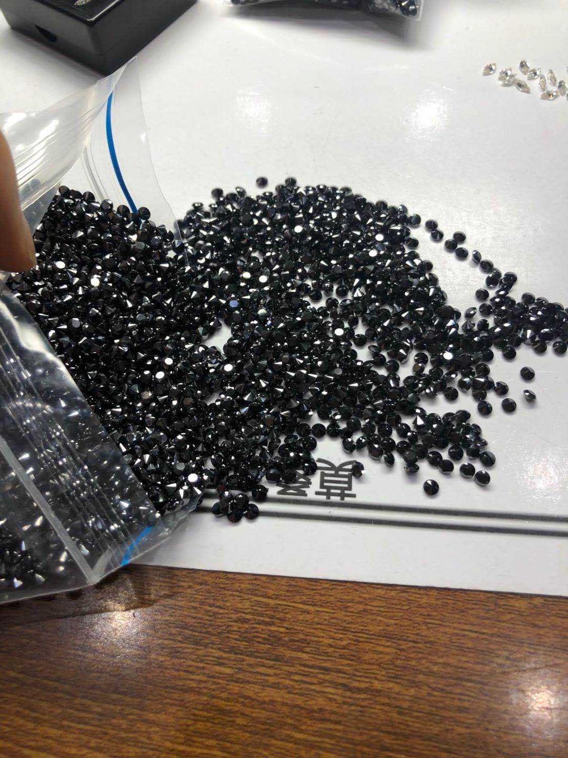 2.2mm sort nærkamp moissanite leverandør fabrik direkte levering smykker серьгибрелок браслетысерьгибрелок