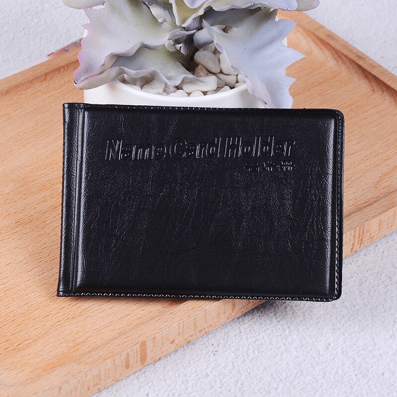 1PC PU Leather 40 Cards ID Credit Card Holder Book Case Keeper Organizer Business Vintage Bag Passport Credit Card Case