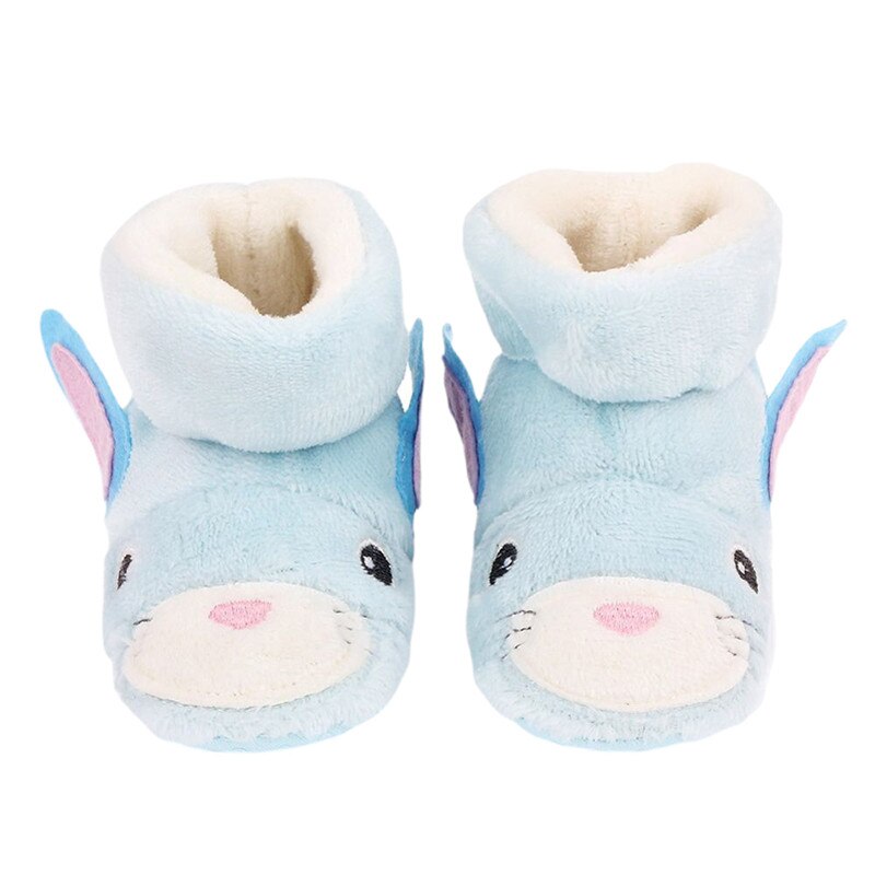 Cartoon Schattige Kleine Baby Snowboots Winter Warm Animal Laarsjes Soft Sole Anti-Slip Baby Prewalkers Katoen Laarzen Voor baby