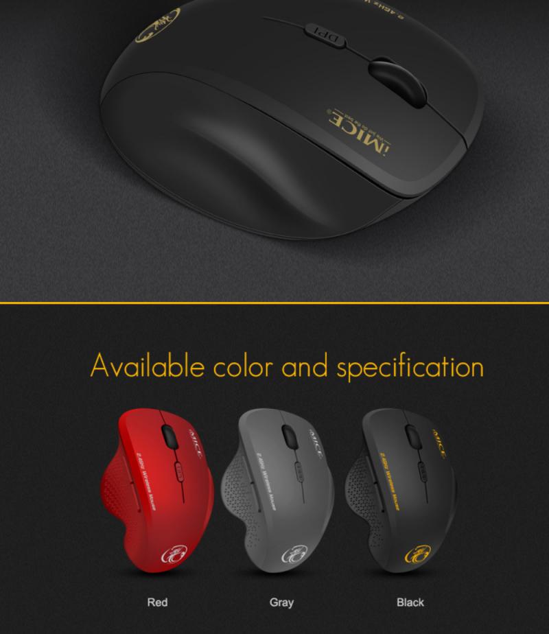 G6 Gaming Mouse Wireless Mouse 6 Buttons 1600DPI Optical USB Ergonomic Mice For PC Laptop Computer For Gamer Accessories