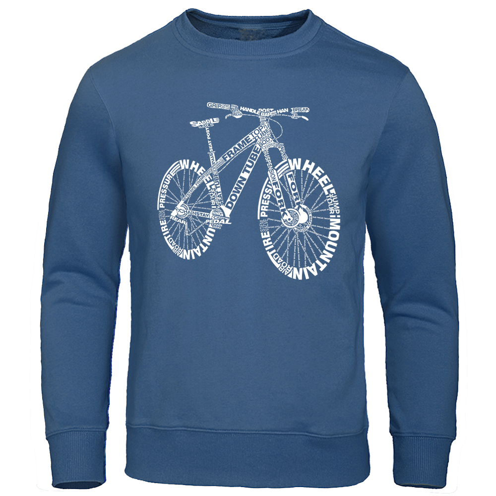 Mountain Bike Cycling Hooded Bicycle Amazing Sweatshirt Men Casual Oversized Clothing Crewneck Breathable Hoody Hip Hop Hoodie