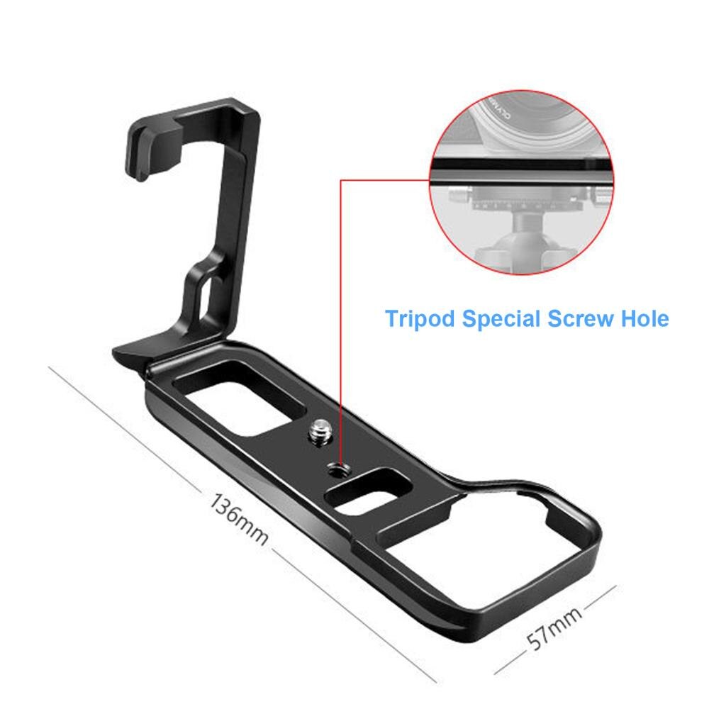 Voor so ny  a73 camera l-plaat snelkoppeling, aluminiumlegering cnc-bewerking snelkoppeling l-type plaat voor  a73 camera's