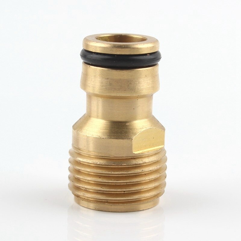 1/2" Female Male Thread Brass Quick Connector Water Tap Faucet Nozzle Joint 16mm Hose Adapter Air Pump Garden Irrigation Fitting: Brown