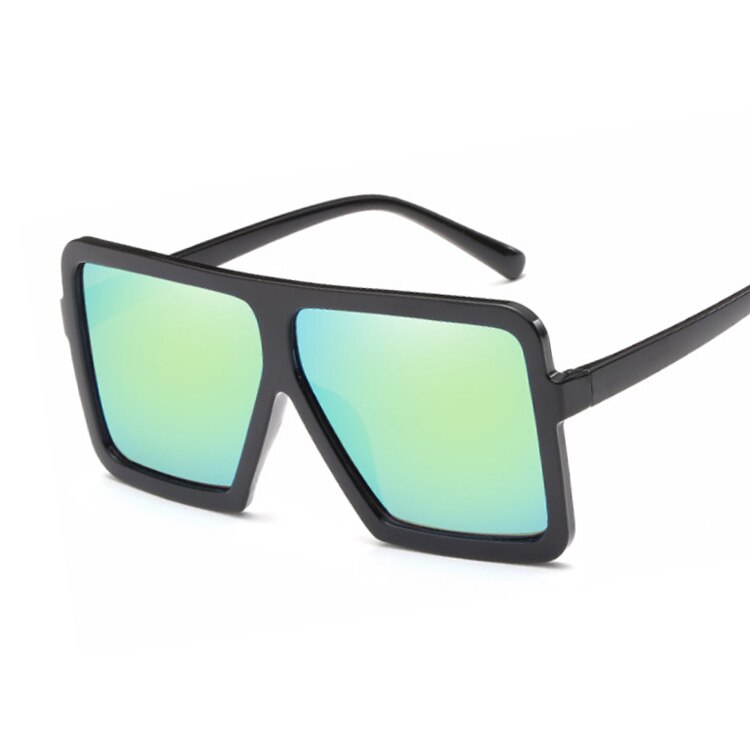 Vierkante zonnebril dames luxe man/vrouw zwarte zonnebril man vrouw klassiek vintage buiten oculos de sol: Zwartgoud