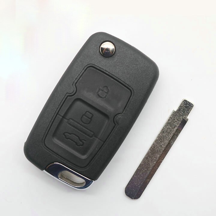 Car Key Remote Shell Left Right Key Blade for Geely Emgrand EC7 GC715 EC718 Englon SC3 SC5 SC7 Free Cruiser GX7 GX718 EC718: 3button left blade