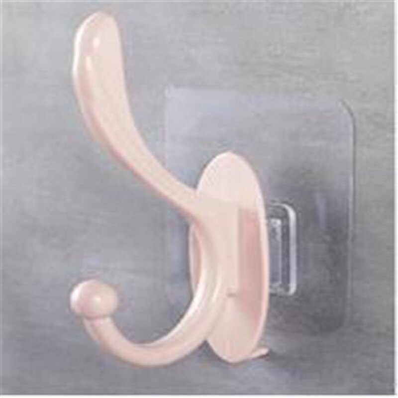 Punch-free Hanging Clothes Coat Hook Single Hook Wall Hanging Wall Closet Shoe Cabinet Bathroom Hook Space Saving Racks