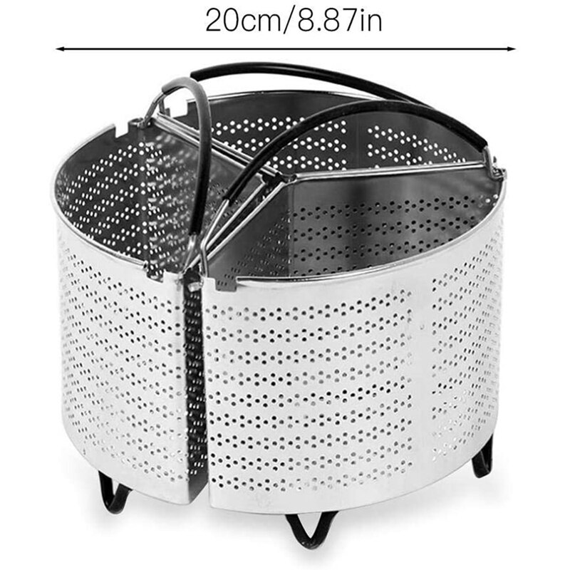 Steamer Basket for 6 Qt Pressure Cooker,Pressure Cooker Accessories Compatible for Ninja Foodi Other Multi Cookers