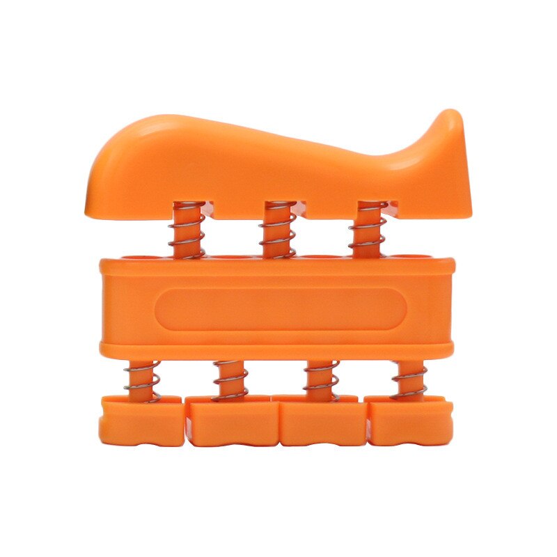 Finger Trainer Exerciser Power Training Hand Grip Recovery Rehabilitation Hand Fitness Equipment for Gym Workout: Orange