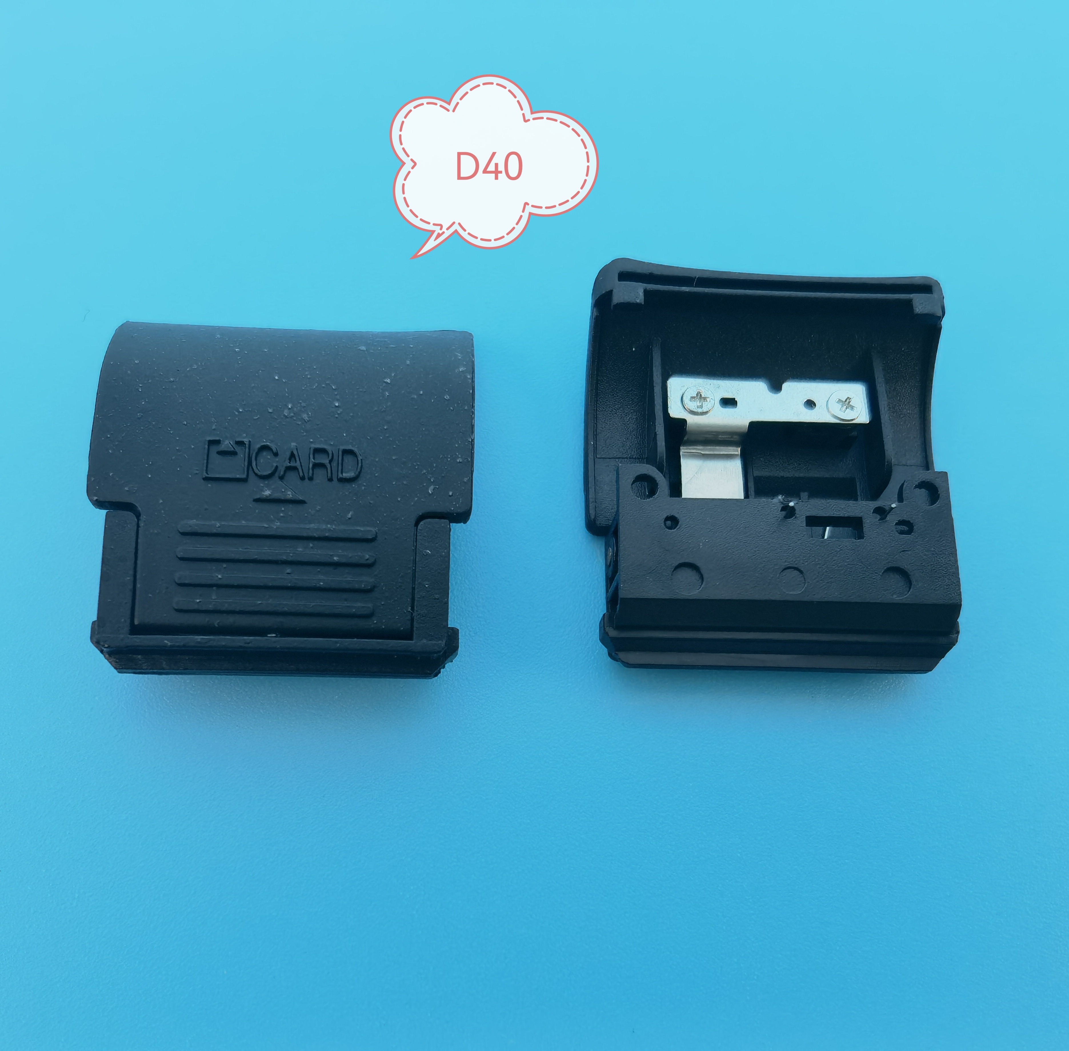 Piezas de reparación oem para Nikon D3200, D40X, D40, D60, D5200, D3000, D3100, D5100, cubierta de puerta de tarjeta de memoria SD, 1 pieza, nuevas: D40X D40 D60