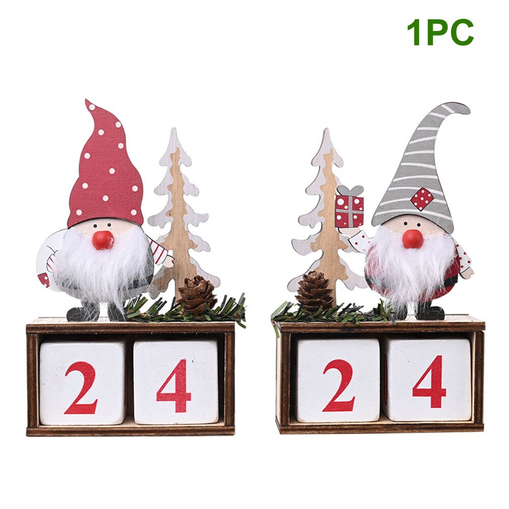 Tre ornament skrivebord julenissen barn voksne søt fest familie julepynt skole nedtellingskalender stue