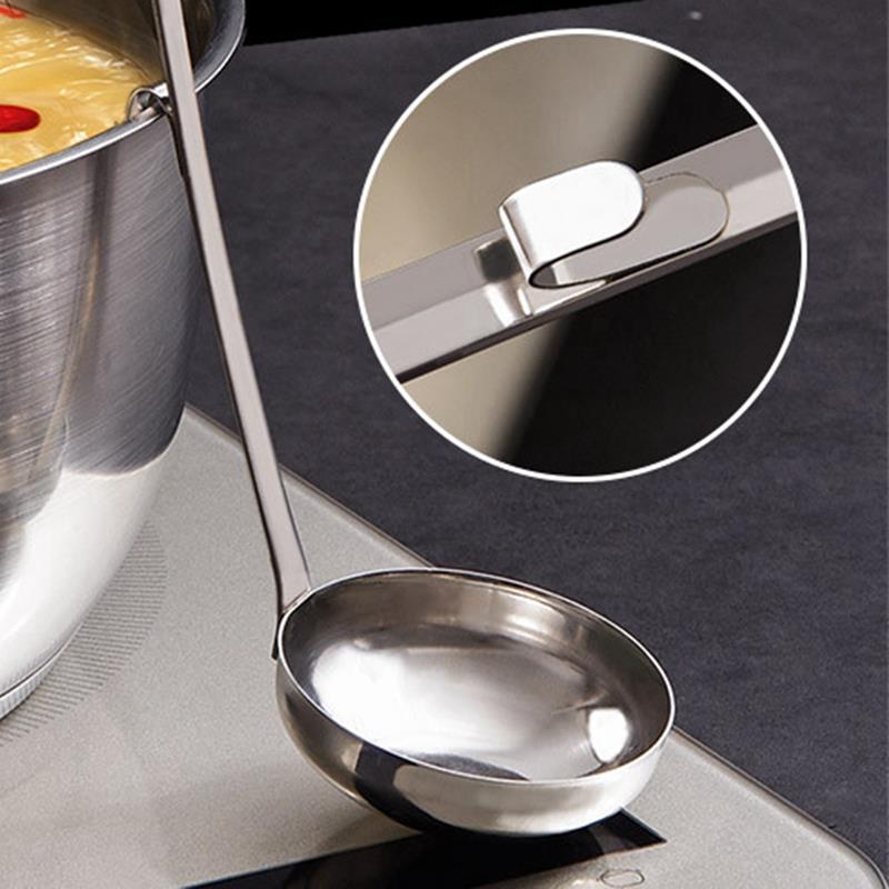 Stainless Steel Kitchen Ladle Slotted Ladle Spoon Soup Ladle For Home cocina Baking Cookware Gadgets Spoon