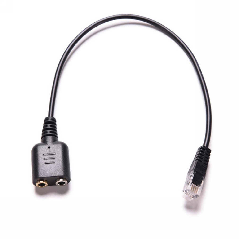 8in 2/3. 5mm Martinetti per RJ9/RJ10 PC Microfono/Auricolare per Cisco Ufficio Del Telefono Adattatore