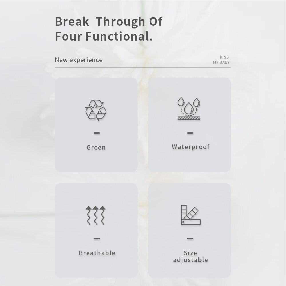 Happyflute Ecological Diapers Washable Reusable Baby Panties Toddler Cloth Diaper Fit 8-20kg Baby