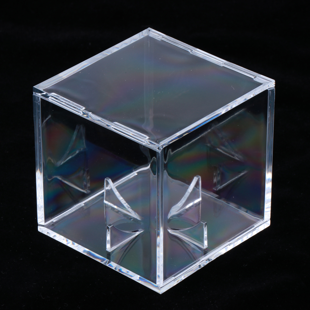 Baseball Display Fall Transparent Stapelbar Cube Fall Abnehmbare Platz Box