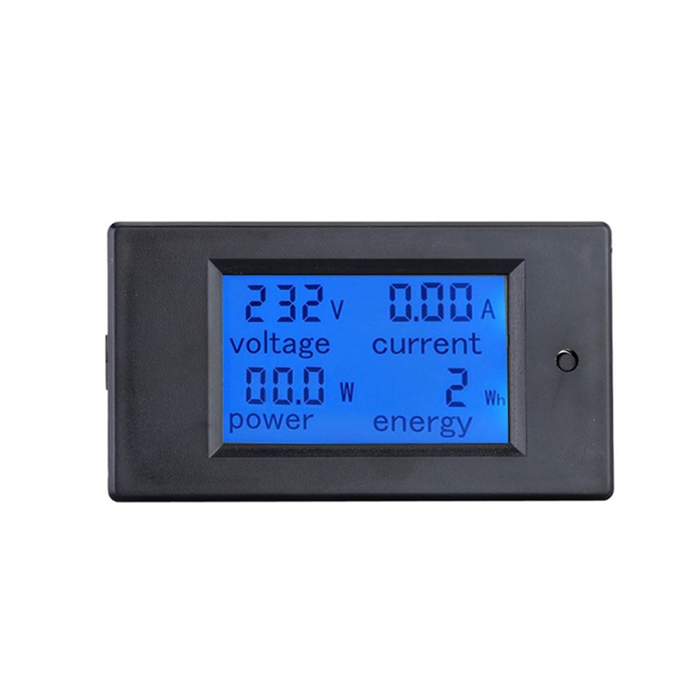 DC voltage current power meter 100A current shunt 4 in 1 meter With overload alarm function Large-screen LCD