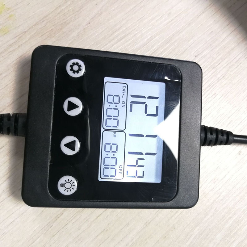 YO-LED Aquarium Light Controller Dimmer Modulator With LCD Display Fish Tank Intelligent Timing Dimming System