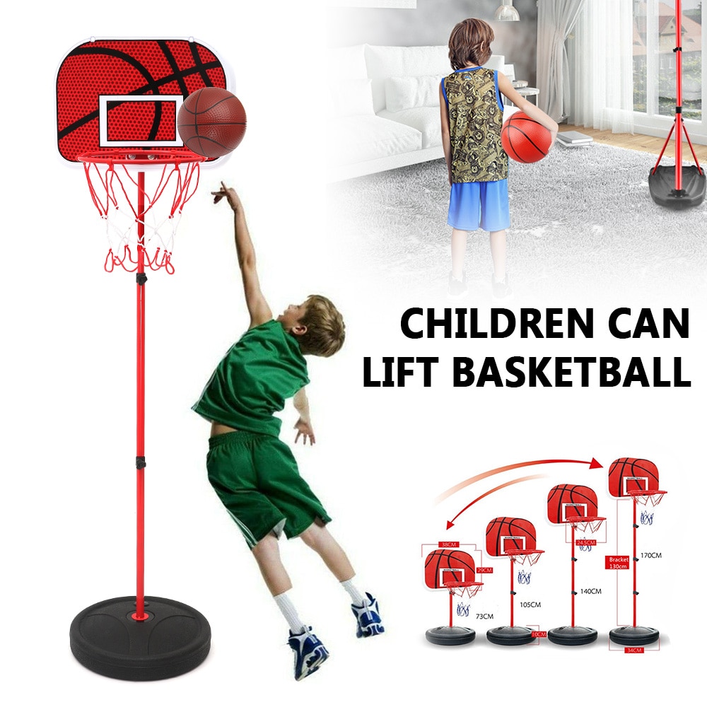 Kinderen Opknoping Basketbal Stand Indoor Verstelbare Basketbal Hoepel Speelgoed Kit Thuis Sport Spel Speelgoed Set Voor Kinderen Kinderen Volwassenen