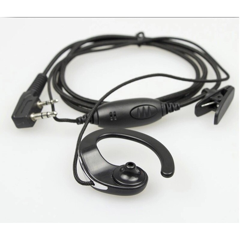 Oppxun Earphone For Baofeng UV-5R Two Way Radio black