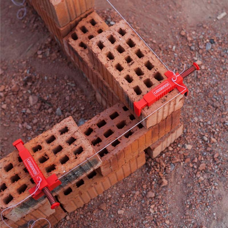 Wire Drawer Bricklaying Tools for Building Construction Fixture Fixer 2pcs Brick Liner Wall Builder Building Wire Frame Brick