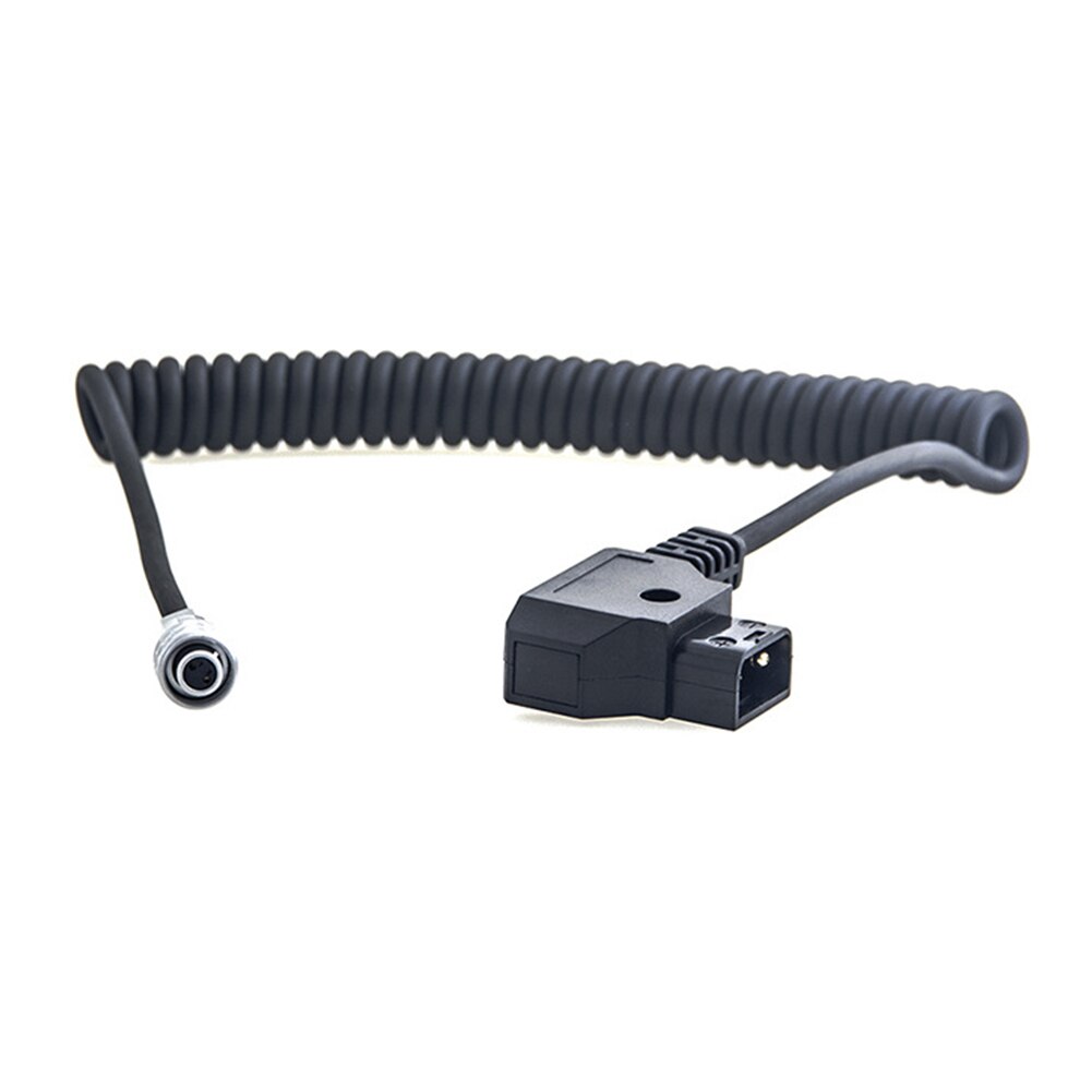Câble d'alimentation Flexible pratique Portable ressort fil poche cinéma caméra 2 broches D robinet à BMPCC 4K ABS 14.8V Durable sûr enroulé
