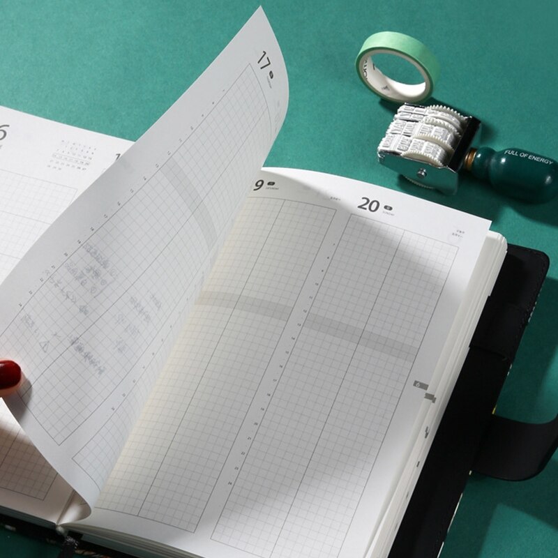 Agenda Planner Organizer B6 Diary Notebook Journal Weekly Daily Notepad F3MA