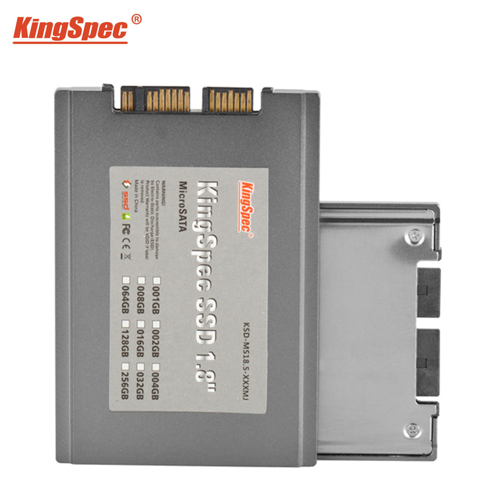 Kingspec 1.8 pouces micro-sata 16 go lecteur à semi-conducteurs KingSpec KSD-MS18.5-016MJ 1.8 pouces micro-sata 16 go disque SSD MLC