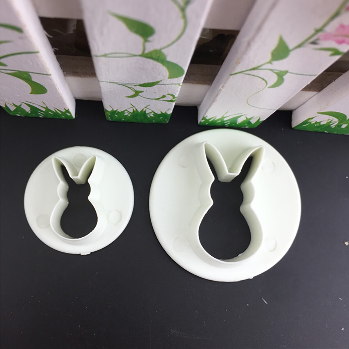 Moules à biscuits, cloche de noël, pâques, lapin oiseau, biscuits, bricolage, chocolats, gaufrage de gâteaux, outils de cuisson, 2 pièces