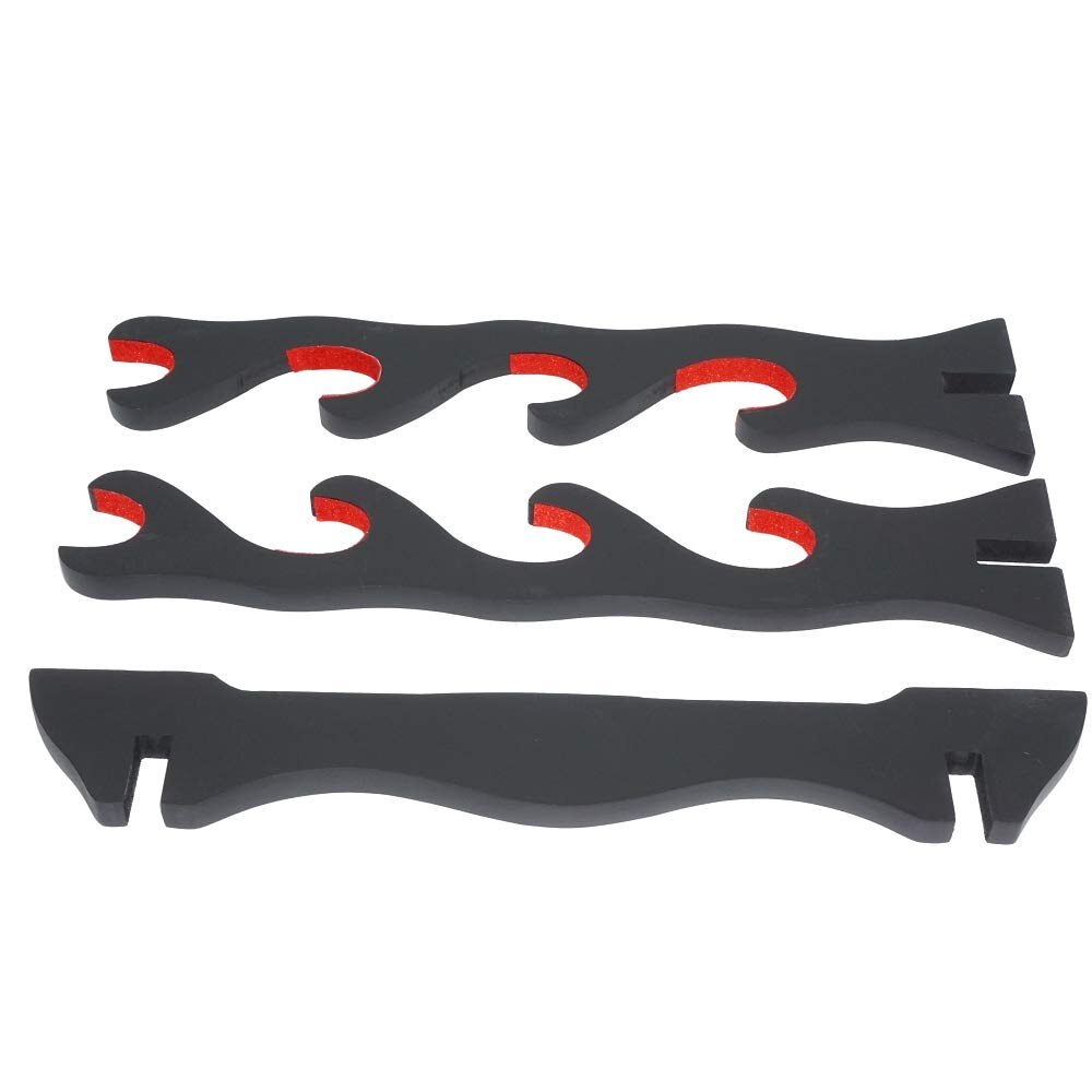 Velvet Padded Sword Stand Felt Protect Display Holder Samurai Sword Katana Wakizashi Tanto Holder 4 Layer
