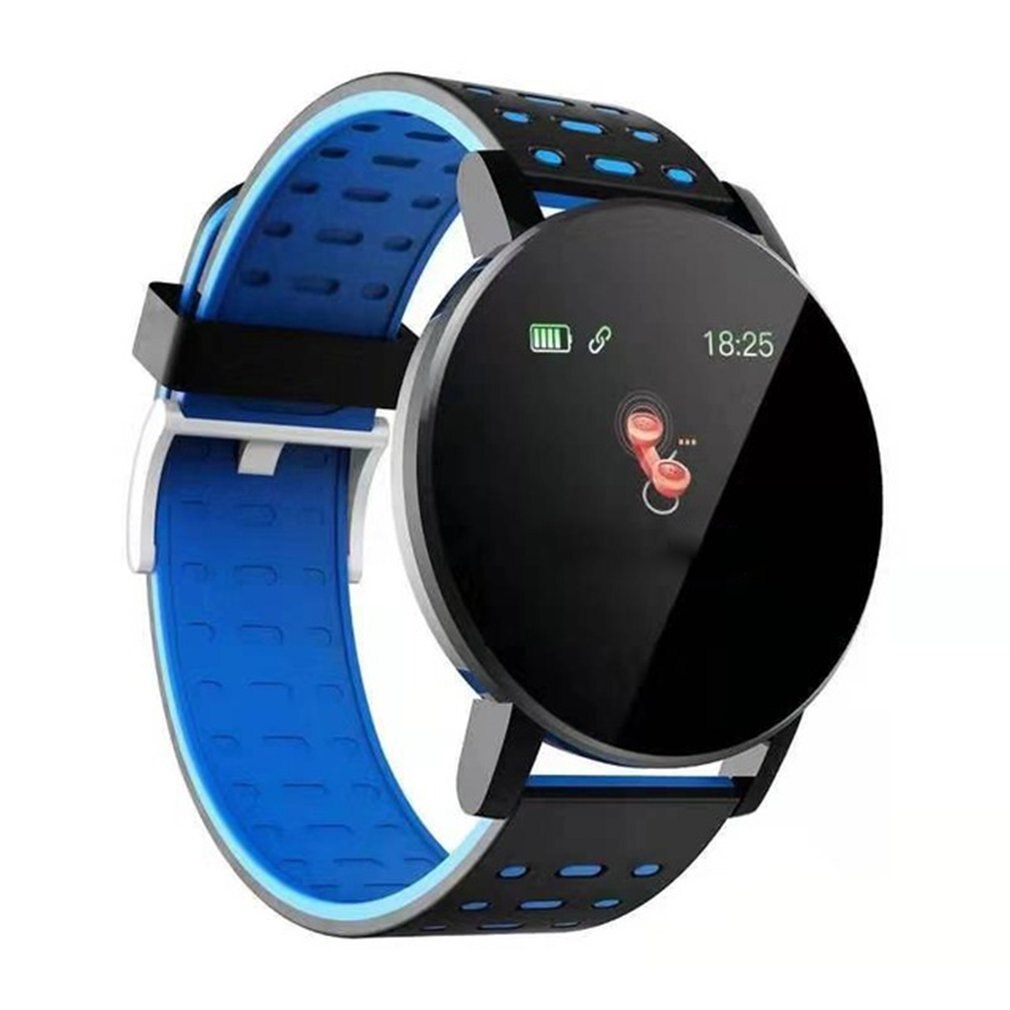 119plus Smart Watches Waterproof 116 plus Smart Bracelet Wristband Heart Rate Watch Men Women Sport Watches Smart Band: Blue