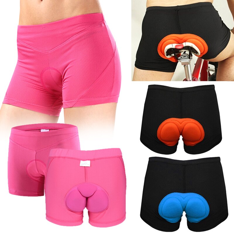 Women Mens Bike Cycling Underwear Shorts Padded Pants for Bicycle Mountain Bike LDF668