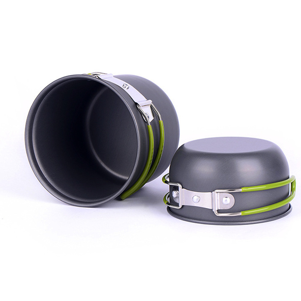 Travel Camping cookware kit cooking set Ultralight Outdoor tableware set Tourism Equipment For Hiking Picnic Outdoor Pots Pans