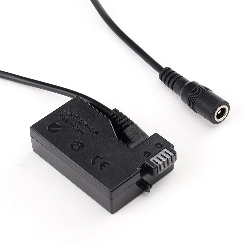 Batterie factice de DR-E8 avec alimentation cc E8 pour Canon EOS 550D 600D 700D DSLR