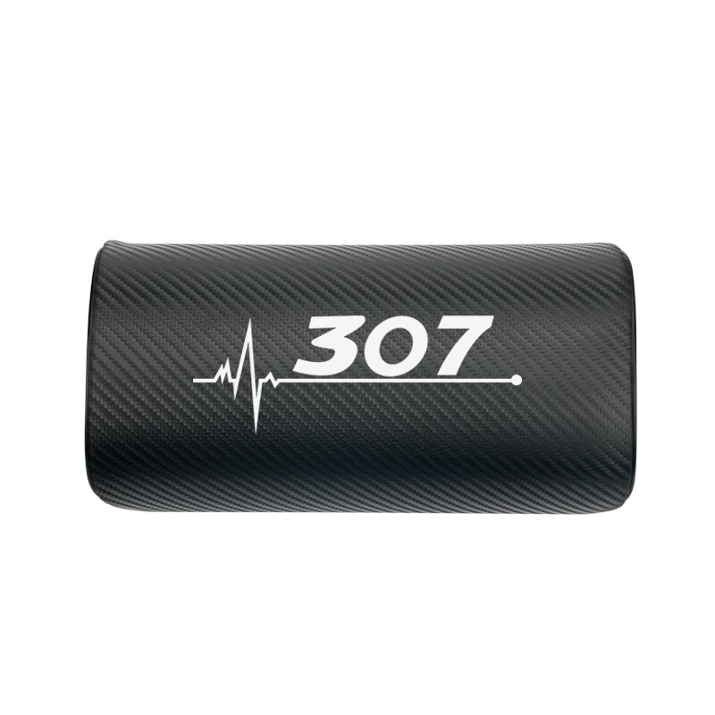 Coche cuello almohada ambos lado de la pu de cuero reposacabezas para Peugeot 206, 207, 208, 306, 307, 308, 407, 408 508 3008 accesorios de coche