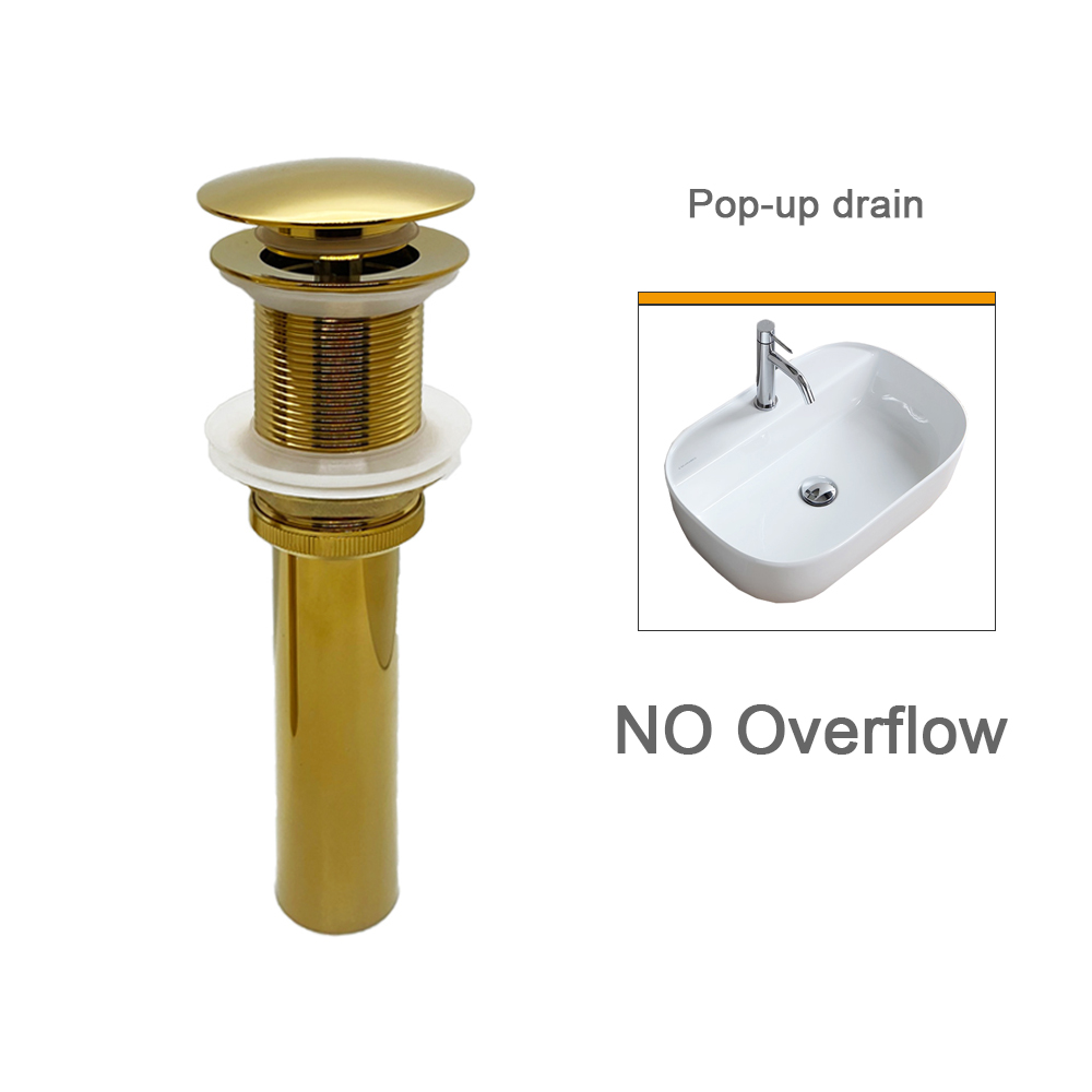 8-Farben-Pop-hoch-Abflussrohr-setzt für Badezimmer, Waschbecken, Abfallstopfen, Ventil, Waschbecken, Wasserkopf, undichtes Stopper-einstellen, Rotguss, Grau, Weiß: Marine Blau