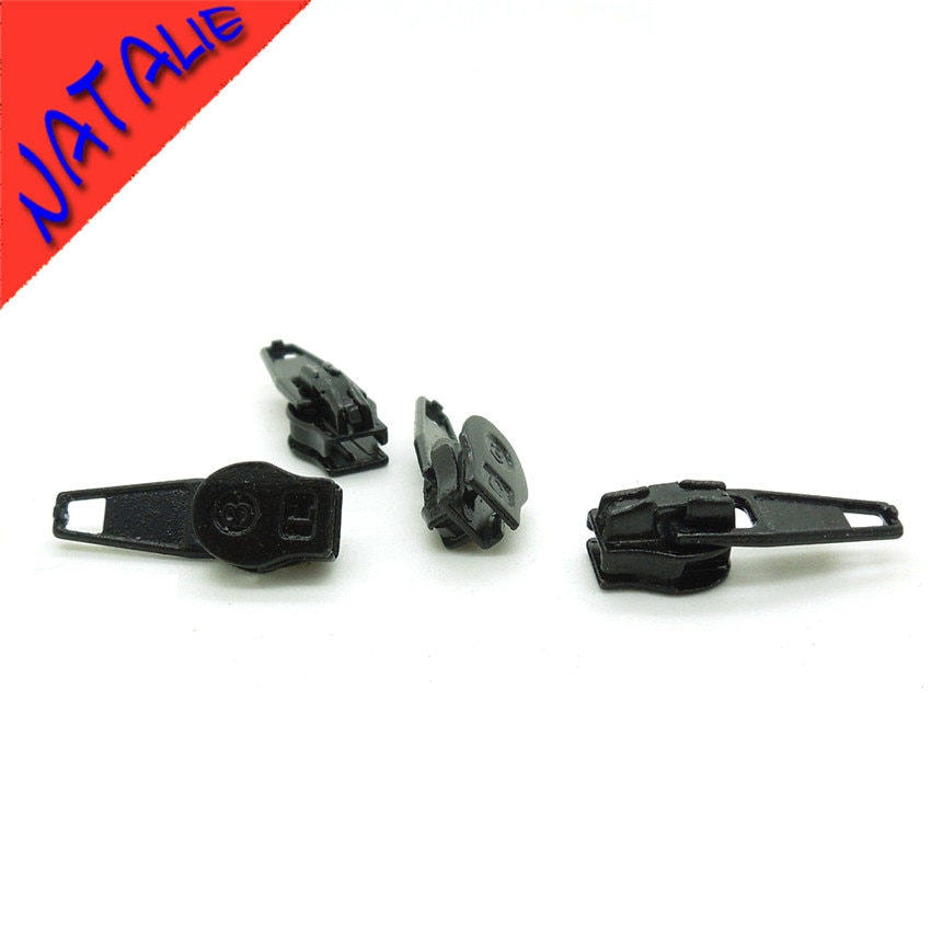 25pcs 3# Zinc Alloy Auto Lock Automatic Zipper Puller Sliders for Nylon Zippers Home Textiles zip slider