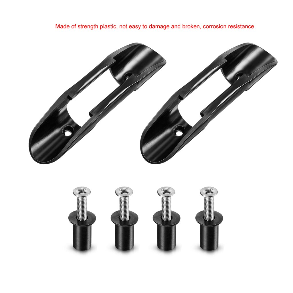 2PCS Universal Kayak Canoe Paddle Holder Clips Boat Deck Mount Paddle Oars Keeper Marine Paddle Clip Fishing Net Clip Rod Holder