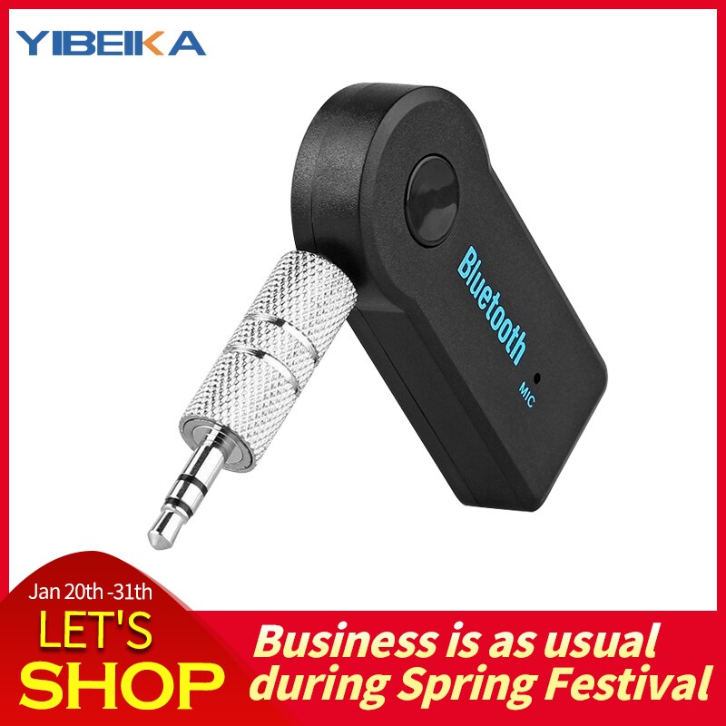 AUX 3.5mm Jack Bluetooth receiver car wireless adapter hands-free call Bluetooth adapter transmitter Auto music receiver