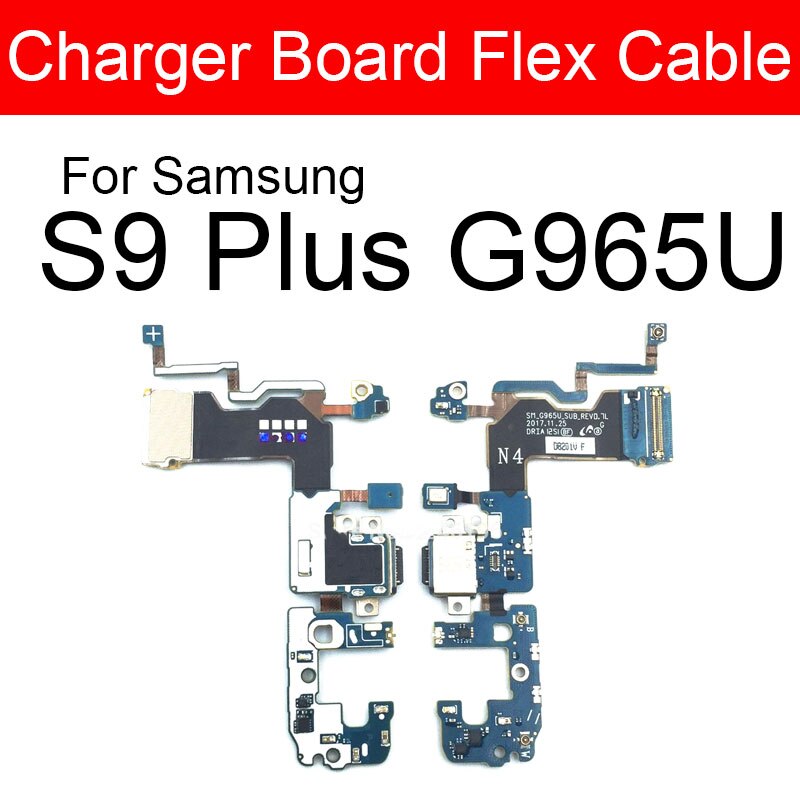 USB di Ricarica Jack Dock Bordo Per Samsung Galaxy S9 S9 Più G965F G960F G960U G965U USB Connettore Porta del Caricatore di Bordo parti