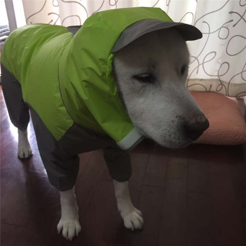 Vêtements imperméables pour chiens moyens et grands | Manteau imperméable pour chien, manteau de pluie pour épissure, salopette pour chien, veste pour Golden Retriever Husky 10E,