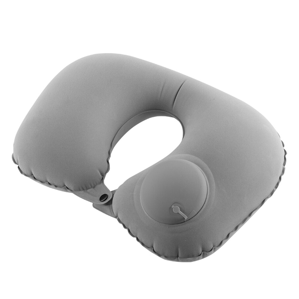 Inflatable Neck Pillow U Shaped Travel Pillow Neck Support Car Accessories: b