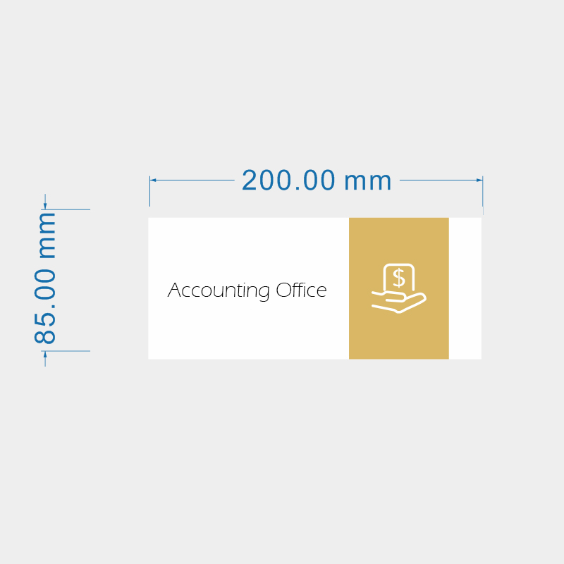 Room Sign Board: Finance Room