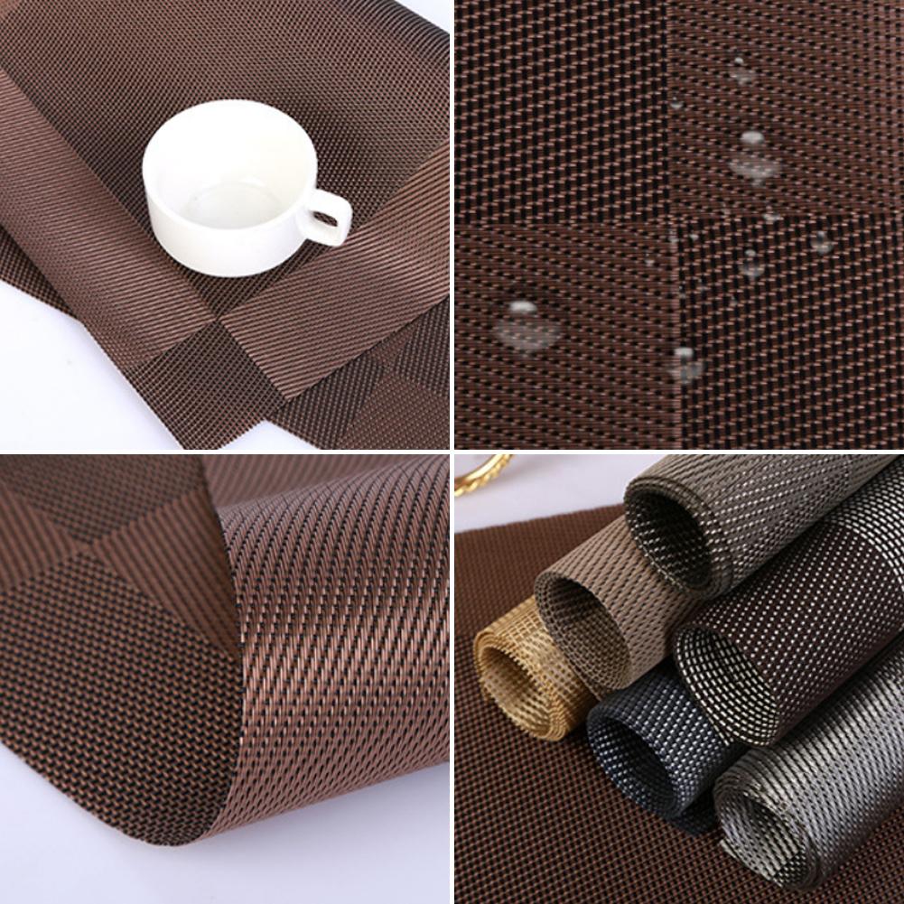 45X30Cm Pvc Eettafel Mat Keuken Accessoires Pvc Placemat Pad Placemats Voor Tafel Waterdichte Warmte Isolatie Placemats