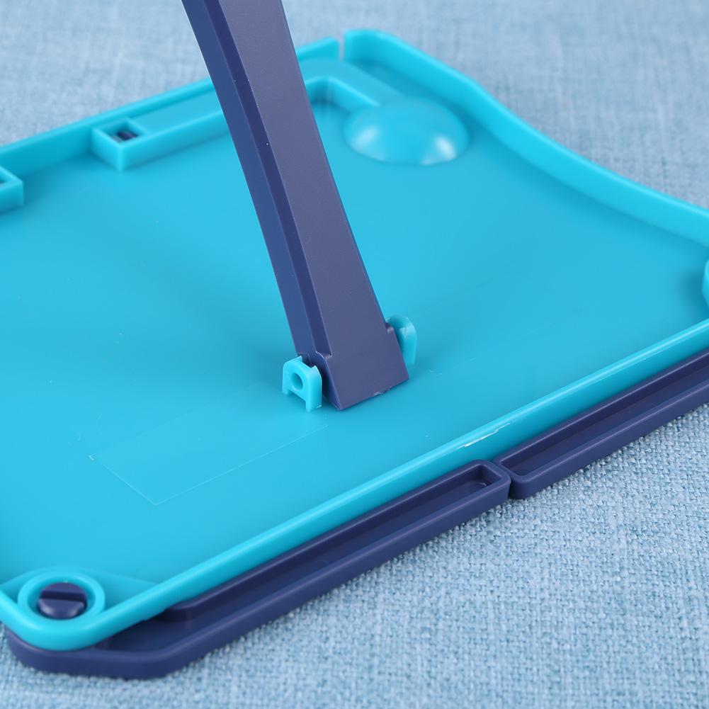 Portable Folding Desktop Book Reading Shelf Bookshelf Desk Music Recipe Stand Tablet PC Mobile Phone F'd Stand （Blue）