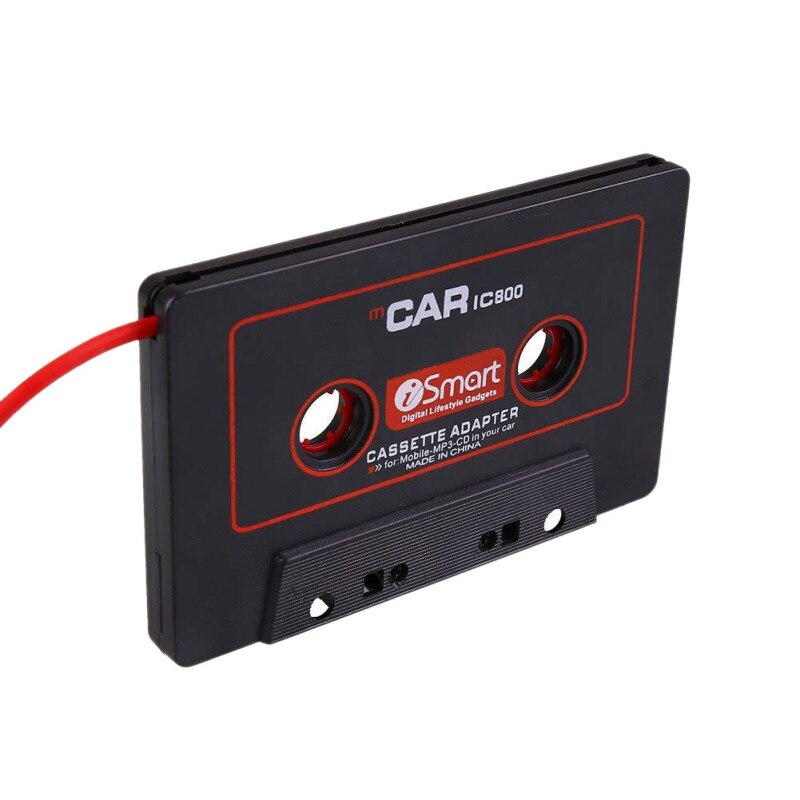 Biladapter kassettebånd kassette  mp3 afspiller konverter til ipod til iphone  mp3 aux kabel 3.5mm stik stik cd afspiller
