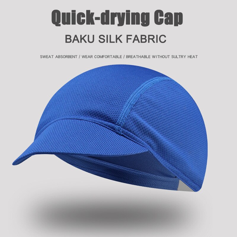 Snel Droog Helm Fietsen Cap Uv Anti-Zweet Sport Hoed Motorfiets Fietsen Fiets Hoed Unisex inner Cap
